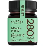 Egmont Honey Manuka Honig 280+ MGO 10+ UMF 250g | Zertifizierter MGO- und UMF-Inhalt | Roher Honig 100% Natürlich | Hergestellt in Neuseeland