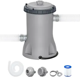 BESTWAY Filterpumpe grau-schwarz 2.006 l/h 40 W