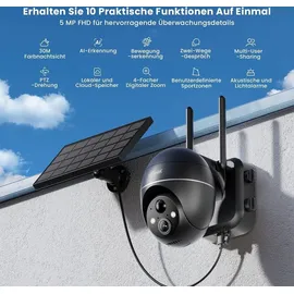 Reolink Argus PT Solar schwarz