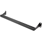 Startech 1HE Rack Kabelführung mit Einstellbarer Tiefe, Kabelführungsbügel für Organisiertes 19 Zoll Rack/Serverschrank, Horizontale Rack Kabelmanagement, Lacing Bar (12S-Cable-Lacing-BAR)