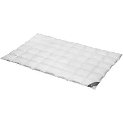 Daunenbettdecke SPESSARTTRAUM "Wildente Bettdecken 135x200cm & weitere Größen", silber (silberfarben), B:135cm L:200cm, Bezug: 100% Baumwolle. Füllung: 100% Daunen, Bettdecken, Bettdecken Ganzjahresbettdecke, Winter, Sommer