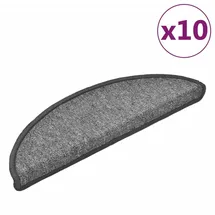 vidaXL Stufenmatten 10 Stk. 56x17x3 cm Dunkelgrau