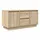 vidaXL TV-Schrank mit LED-Leuchten 100 x 41 x 50 cm Braun Holzwerkstoff