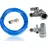 qeapug Wasseranschluss-Set 1/2 Blau