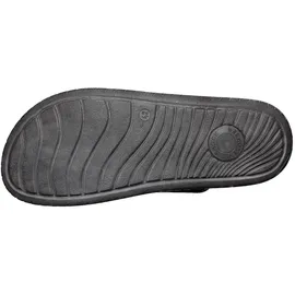 ROHDE Herren Pantoletten Clogs Leder Klettverschluss Alassio 6240, Größe:46 EU, Farbe:Schwarz