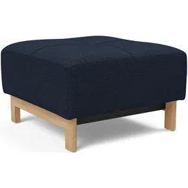Innovation Living Polsterhocker 100% Polyester 65 x 40 x 65 cm Blau