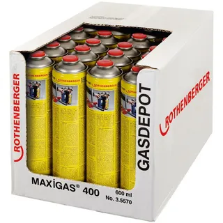 Rothenberger Maxigas 400, 600ml, Gewinde-Anschluss