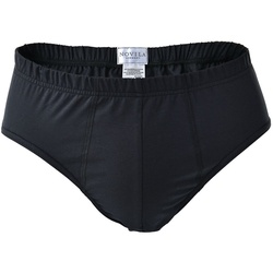 NOVILA Herren Sport-Slip - Stretch Cotton, Fein-Single-Jersey, uni Schwarz XXL (XX-Large)
