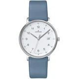 Junghans 47/4456.00 Damen-Armbanduhr Form Hellblau