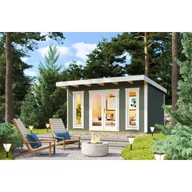 Nordic Holz Sicily 1 4,30 x 3,50 m Grau