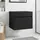 vidaXL Badezimmerschrank Schwarz 59 x 44,5 x 50 cm