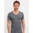 CALIDA V-Shirt CALIDA "Clean Line", Jungen, Gr. L (52/54), charcoal, Interlock, Obermaterial: 92% Modal (TENCELTM), 8% Elasthan, Basic hüftbedeckend, V-Ausschnitt, Shirts, V-Neck, elastisch, Interlock-Qualität, Kurzarm, schnelltrocknend