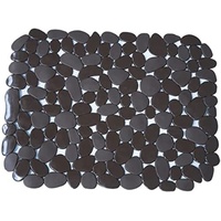 MSV "Pebbles PVC Spülbeckenmatte, Schokolade