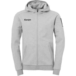 Kempa Status Kapuzenjacke grau melange S