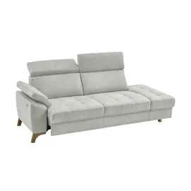 meinSofa Recamiére Chloris ¦ grau ¦ Maße (cm): B: 221 H: 107 T: 102.0
