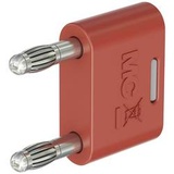 Stäubli KS-4N-19 Verbindungsstecker Rot Stift-Ø: 4mm Stiftabstand: 19mm 1St.