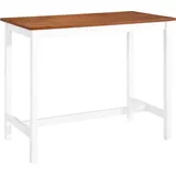 vidaXL Bartisch Massivholz 108x60x91 cm