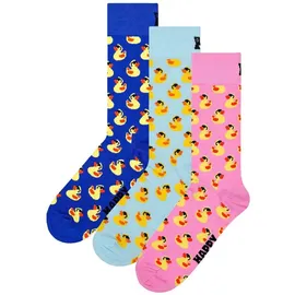 Happy Socks Kurzsocken Unisex Socken 3er Pack Baumwolle (Packung, 3er Pack) bunt 36-40