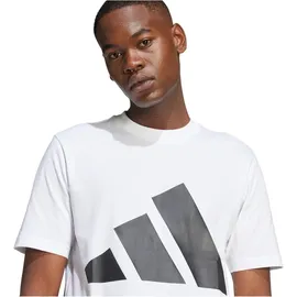 adidas Essentials Big Logo Kurzarm-T-Shirt White / Black M