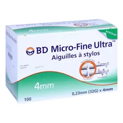 Bd Micro-fine Ultra Pen-nadeln 0,23x4 mm