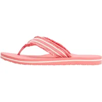 Tommy Hilfiger Damen Flip Flops Beach Sandal Zehentrenner, Rot (Washed Cherry), 42