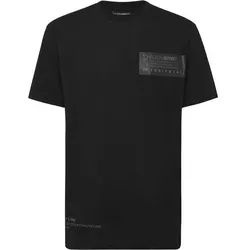 PLEIN SPORT Herren Shirt T-shirt, Schwarz, S