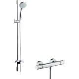 Hansgrohe Croma 100 Vario Brauseset mit Ecostat Comfort Thermostat (27035000)