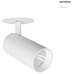 Brumberg LED Halbeinbau-Richtstrahler TRAXX MIDI, 230V AC, 50 Hz, 23W, 25°, 4000K, 2996lm, CRI > 90, rund, weiß BRUM-88792174