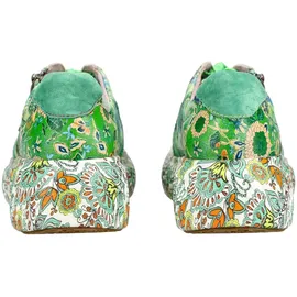 LAURA VITA Damen Plateau-Sneaker Grün 37