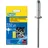 Rapid Blindnieten Aluminium Ø 4,8mm, 8-10mm Klemmbereich, 300 Stk. Nieten Großpackung, für Blindnietzangen