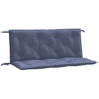 VidaXL Gartenbank-Auflagen 2 Stk. Marineblau 120x50x7 cm Oxford-Gewebe