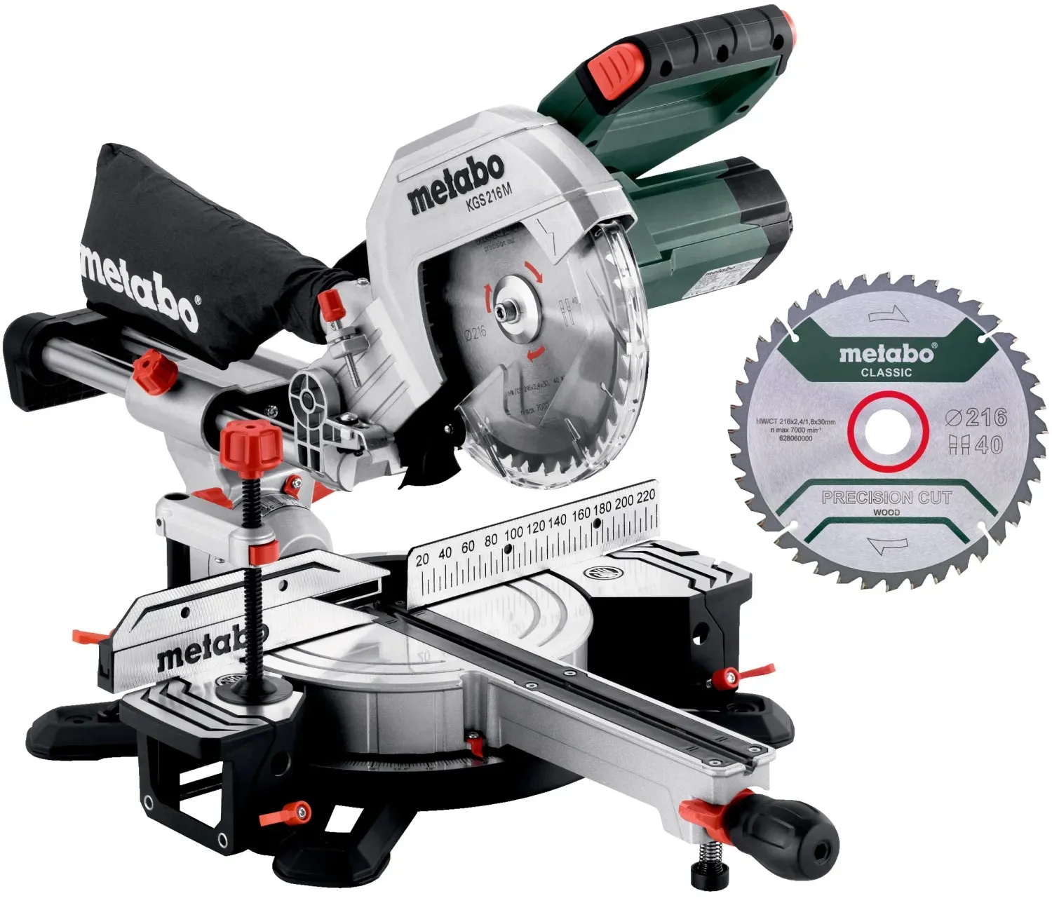 Preisvergleich Produktbild Metabo Kappsäge-Set KGS 216 M