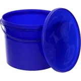 Benbow Eimer mit Deckel blau 30 x 20 x 10 cm 10 l 1-tlg.