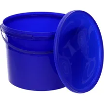 Benbow Eimer mit Deckel blau 30 x 20 x 10 cm 10 l 1-tlg.