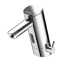 Schell Puris E Waschtischarmatur 002030699 chrom, elektronisch, Mischwasser,verläng. Auslauf