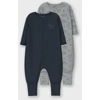 NAME IT Schlafanzug in GREY melange), | Gr.: 50