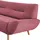 Home Affaire 3-Sitzer HOME AFFAIRE "Drago", schwarz (brombeere), B:205cm H:81cm T:90cm, 100% Polyester, Sofas, frei im Raum stellbar, inkl. 1 Zierkissen