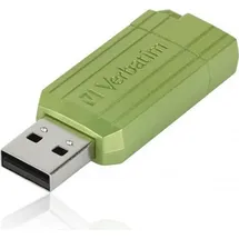 Verbatim USB 2.0 PINSTRIPE USB-Stick 128 GB Eucalyptus, Grün 49462 USB-A (USB 2.0)