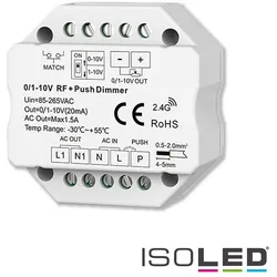 ISOLED Sys-Pro Push/Funk Mesh-Dimmer mit 0/1-10V Output und Switch 85-265V, 1.5A ISO-114460