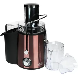 Adler Entsafter 1000W elektrische Saftpresse schwarz Kupferfarben