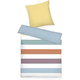 Tom Tailor COLORED STRIPES Mehrfarbig 155 x 220 cm + 2 x 80 x 80 cm