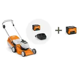 STIHL RMA 248 mit 2x Akku AK 20 und Ladegerät AL 101 Akku-Rasenmäher AK-System