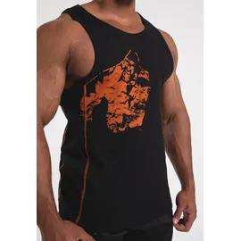 Gorilla Wear Monterey Tanktop Schwarz/Orange L