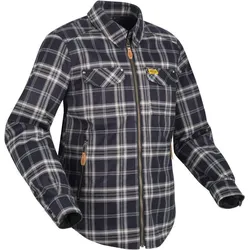 Segura Traffic Motorrad Hemd, weiss-blau, Größe 2XL für Männer