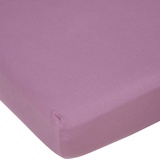 ESTELLA Spannbettlaken Feinjersey 180 x 200 - 200 x 200 cm aubergine