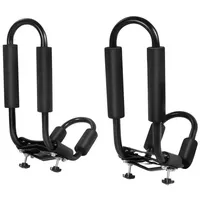 Costway 4 x Kajakhalter Auto, Bootshalter universal, Kajakstütze Bootsträger inkl. 4 Allzweckgurte
