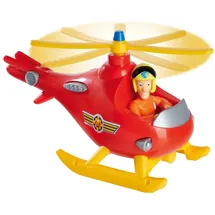 Simba Feuerwehrmann Sam Wallaby mit Tom Thomas Figur 7cm, Hubschrauber 17cm