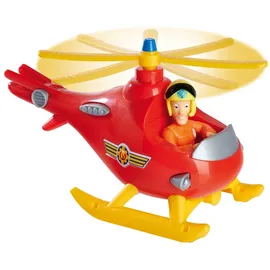 Simba Feuerwehrmann Sam Wallaby mit Tom Thomas Figur 7cm, Hubschrauber 17cm