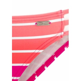 VENICE BEACH Bügel-Bandeau-Bikini Damen pink-gestreift, Gr.42 Cup D,