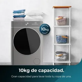 Cecotec DressCode 10800 Inverter Waschmaschine Steel (10 kg, 1400 U/min)
